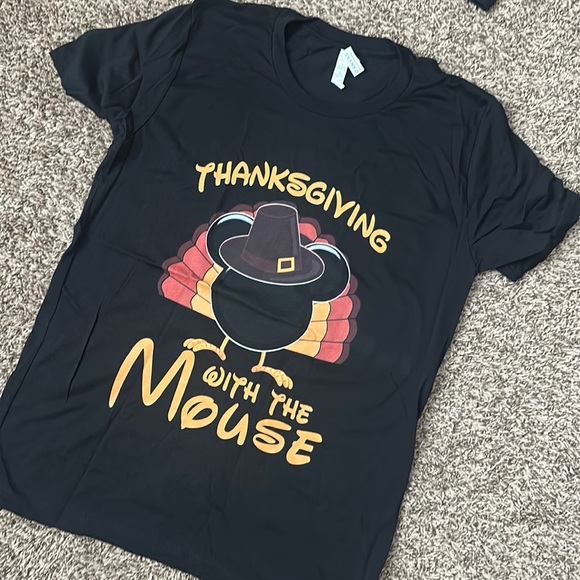 NEW Thanksgiving with a Mouse - Disney Tee - Picture 1 of 3
